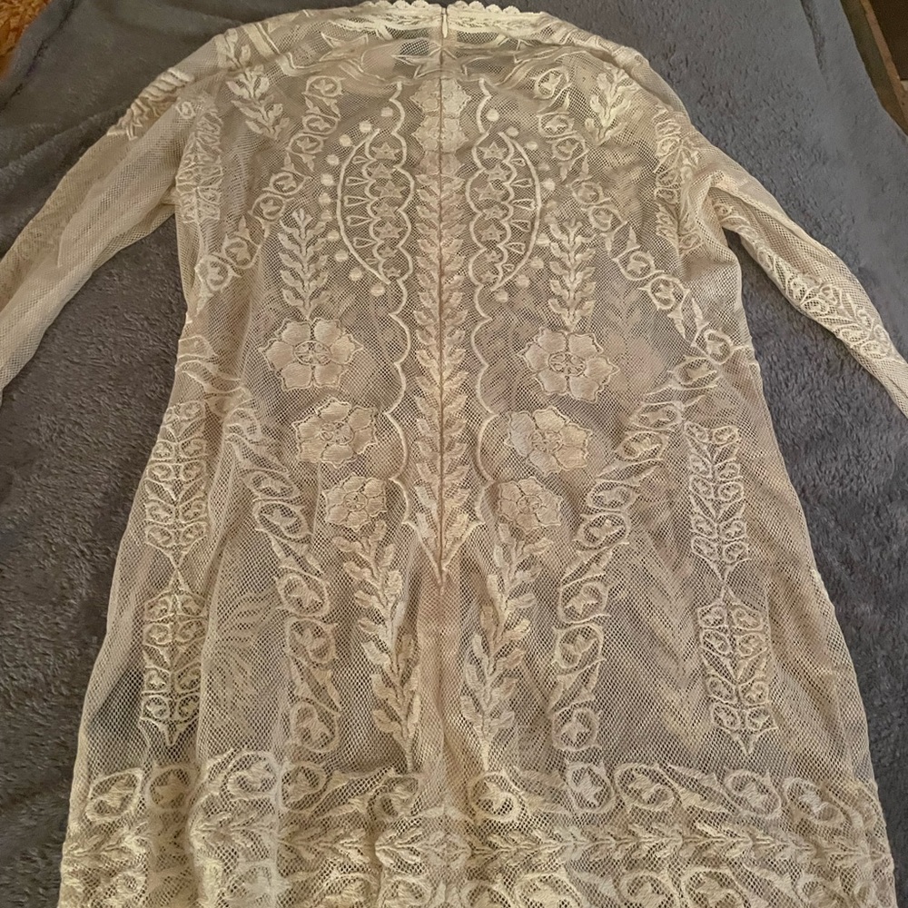 Isabel Marant lace applique on netting. 100% cotton